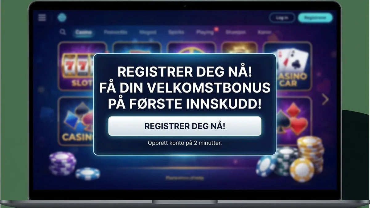 Registrer deg med bonus